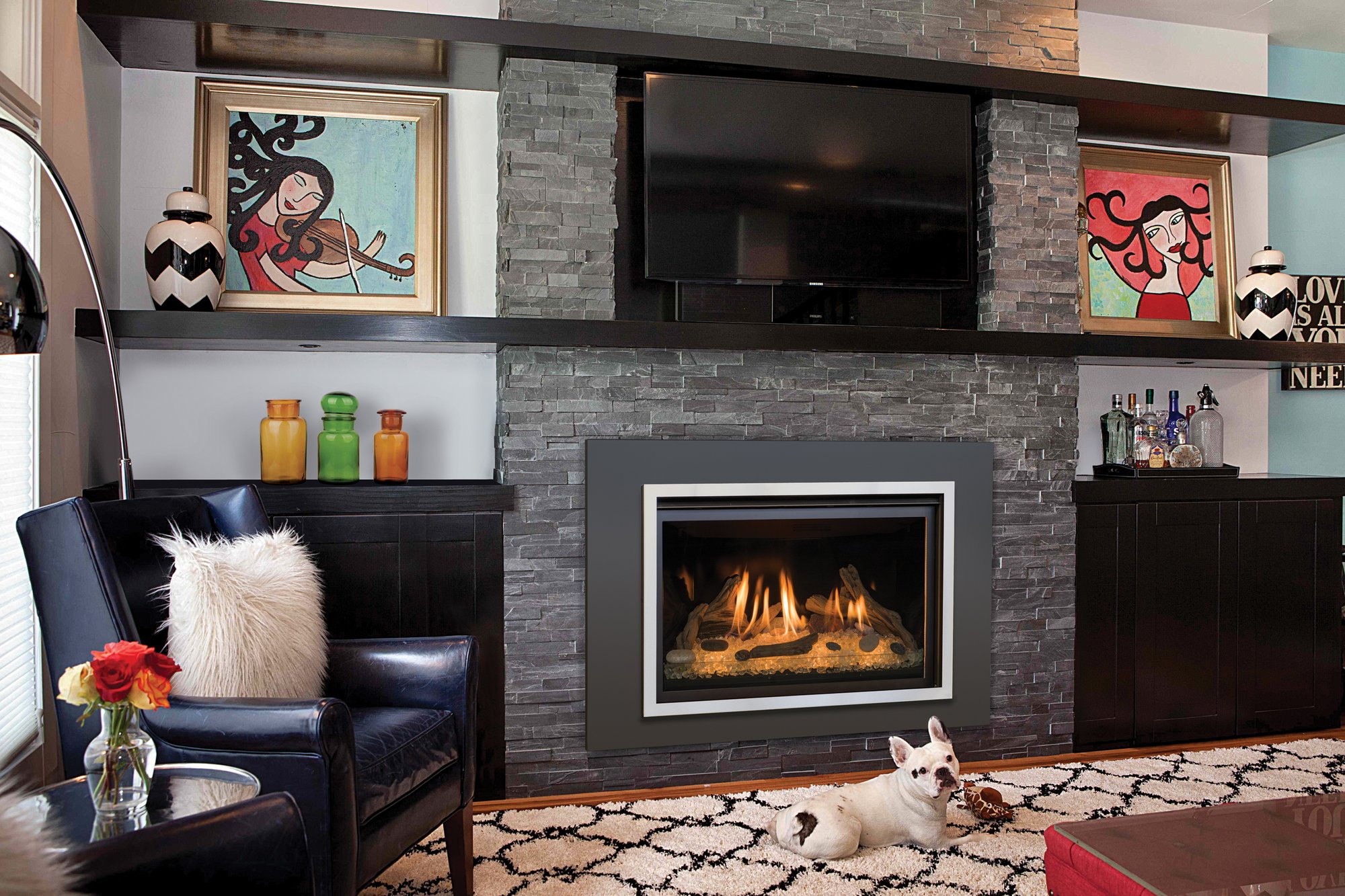 The Kozy Heat: Chaska 34 Glass, available from SnowBelt Fireplace & Stove in Stevens Point, WI