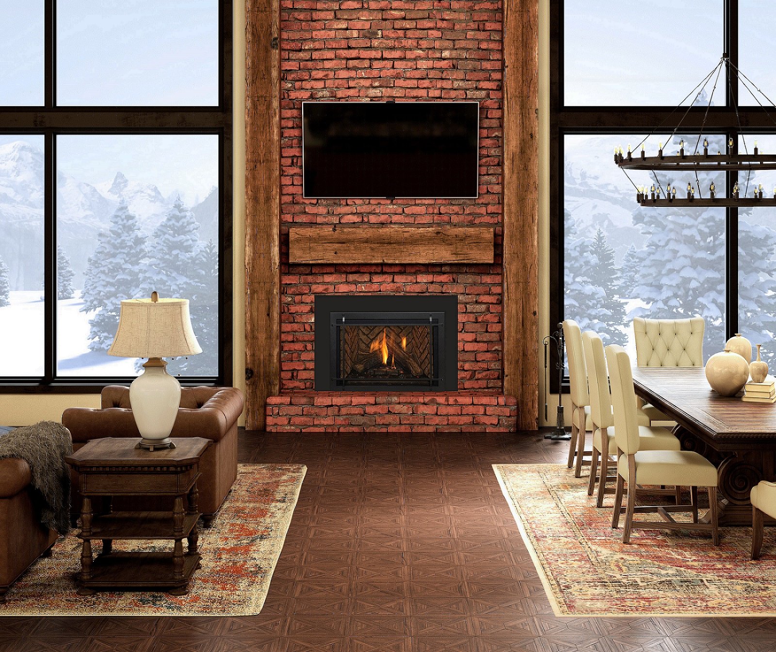 The Kozy Heat: Nordik 34, available from SnowBelt Fireplace & Stove in Stevens Point, WI