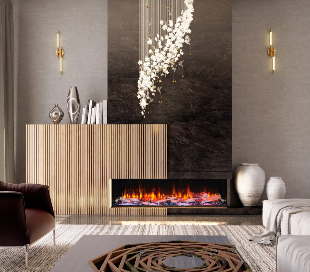 Kozy Heat: Osseo E-Series Linear Electric Fireplace — primary view