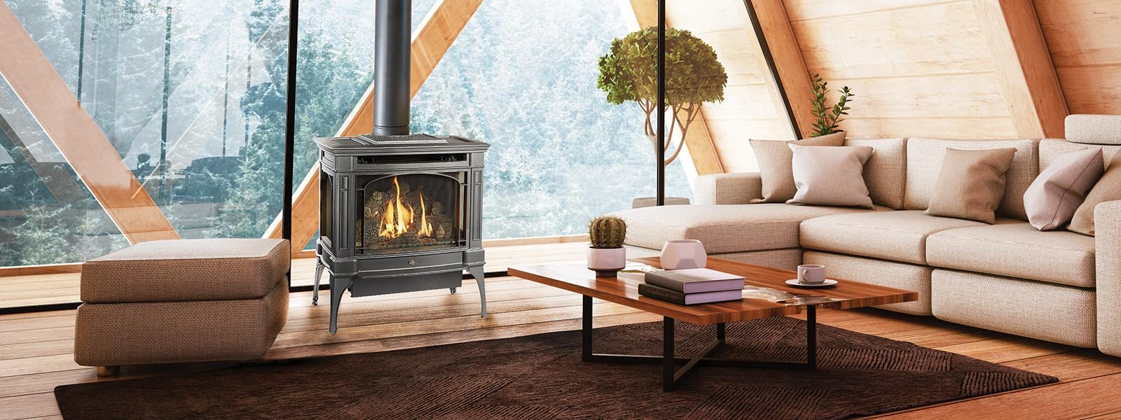 The Lopi: Berkshire Deluxe GSR2, available from SnowBelt Fireplace & Stove in Stevens Point, WI