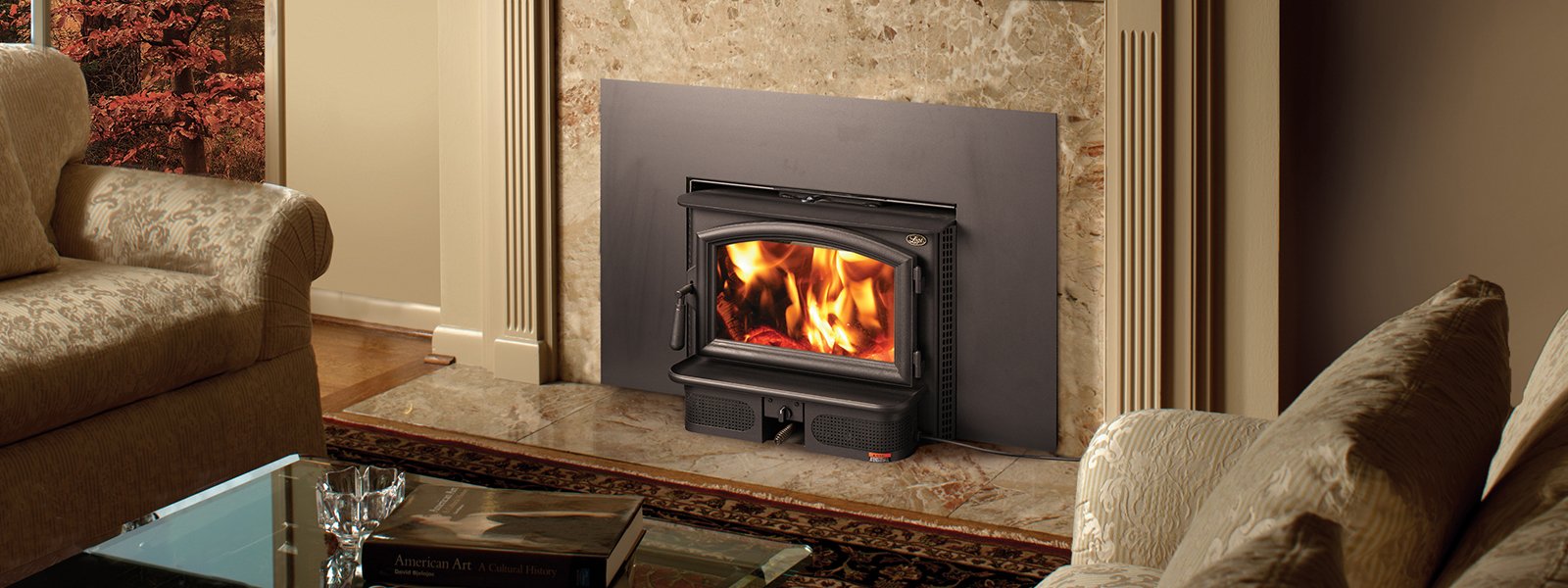 The Lopi: Answer Next-Gen Hybrid Insert, available from SnowBelt Fireplace & Stove in Stevens Point, WI