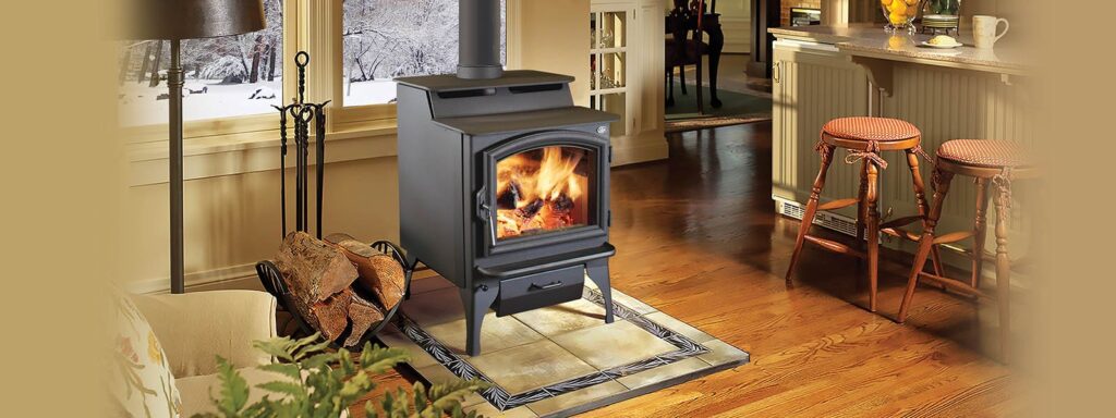 Lopi: Endeavor Next-Gen Hybrid Wood Stove