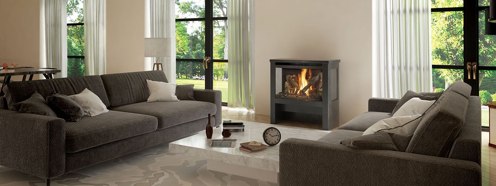 The Lopi: Cypress Deluxe GSR2 Stove, available from SnowBelt Fireplace & Stove in Stevens Point, WI