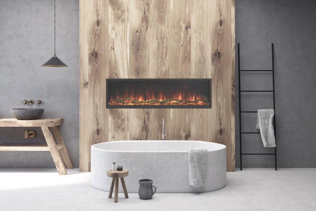The Modern Flames: Landscape Pro Slim 68