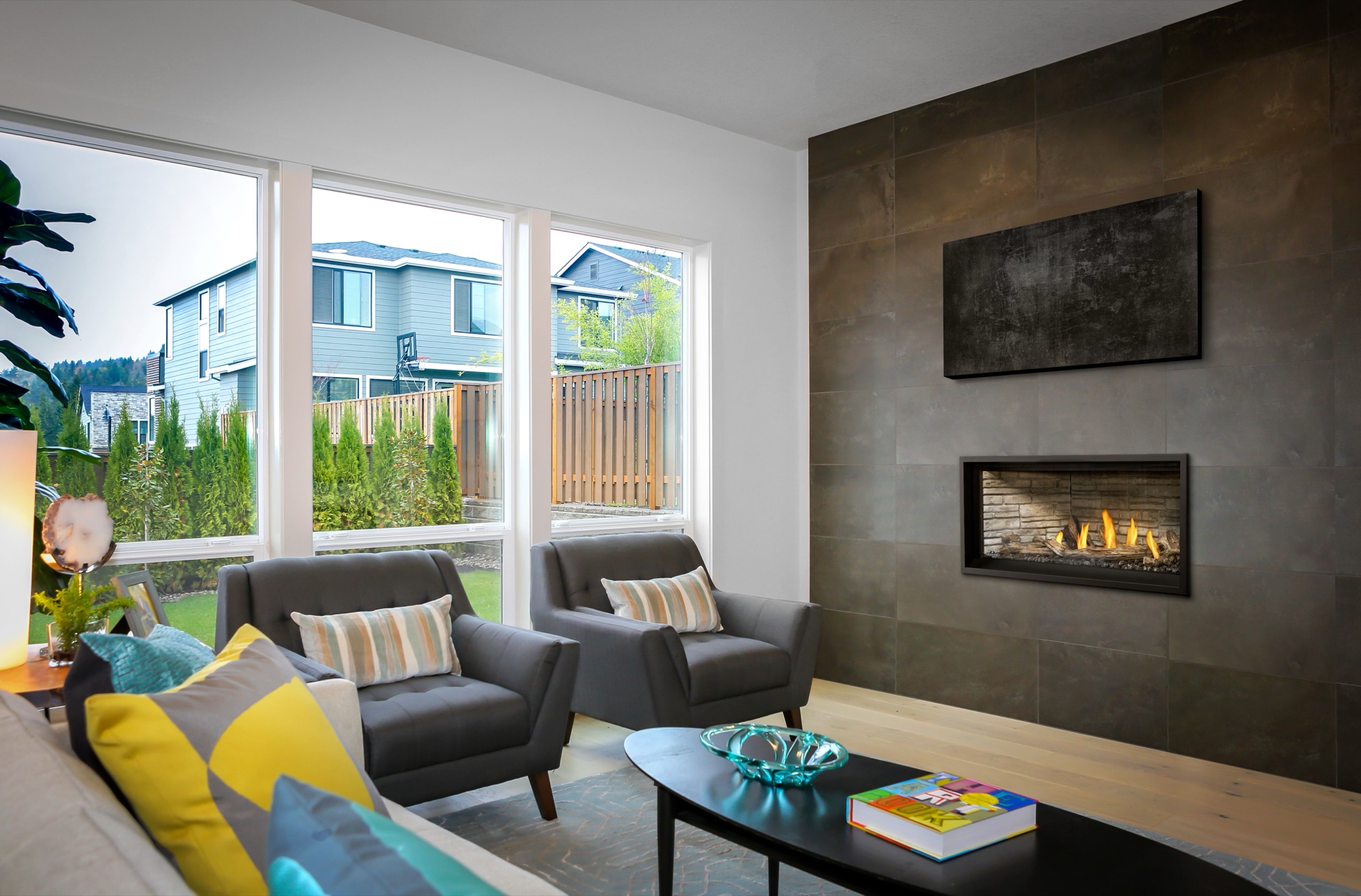 The Napoleon: Ascent Linear Premium BLX46, available from SnowBelt Fireplace & Stove in Stevens Point, WI