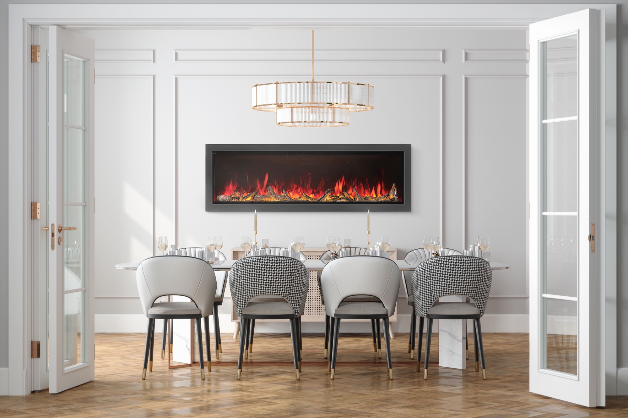 The Napoleon: Astound Built-in NEFB74AB, available from SnowBelt Fireplace & Stove in Stevens Point, WI
