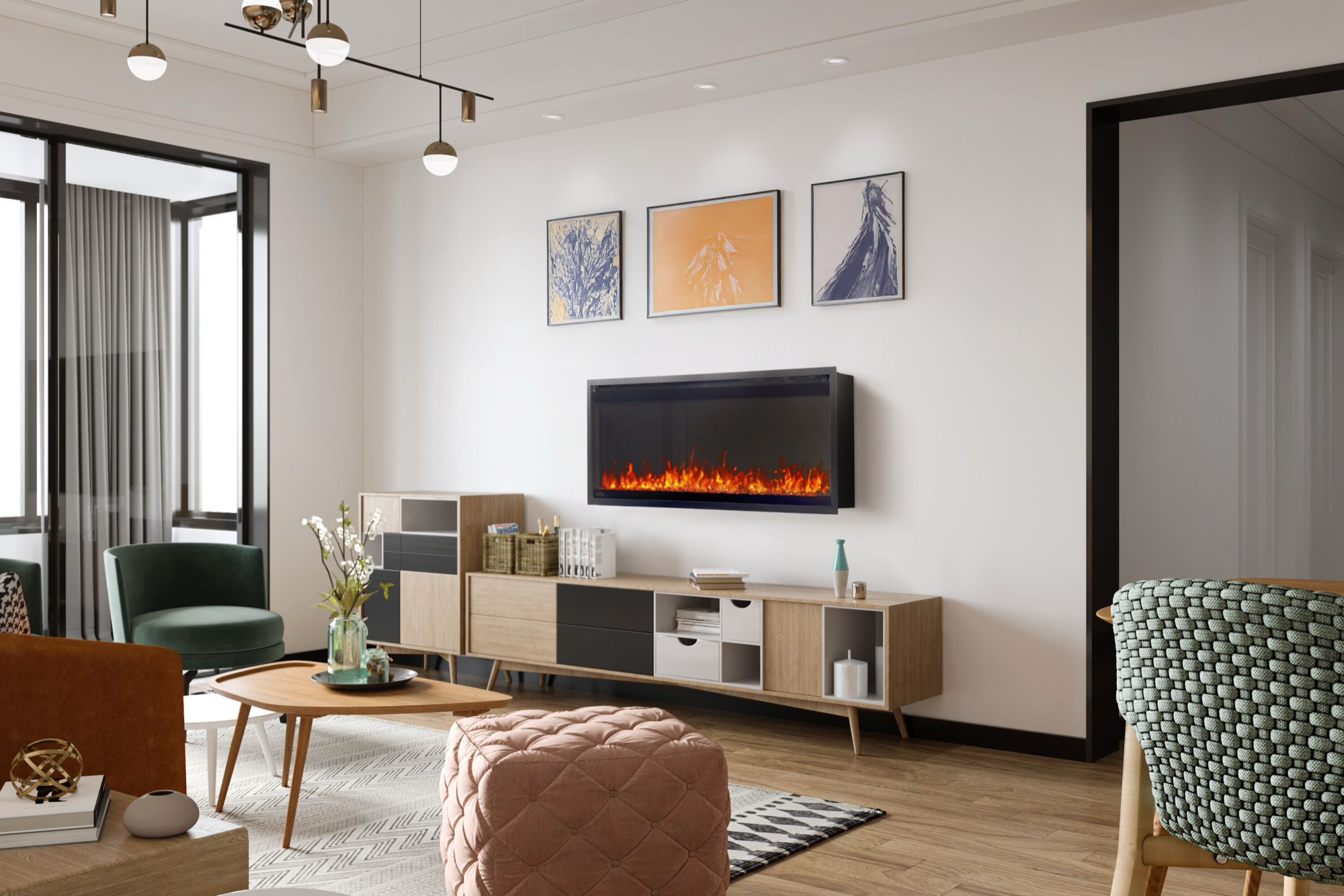 The Napoleon: Astound SlimMount NEFL42AS, available from SnowBelt Fireplace & Stove in Stevens Point, WI