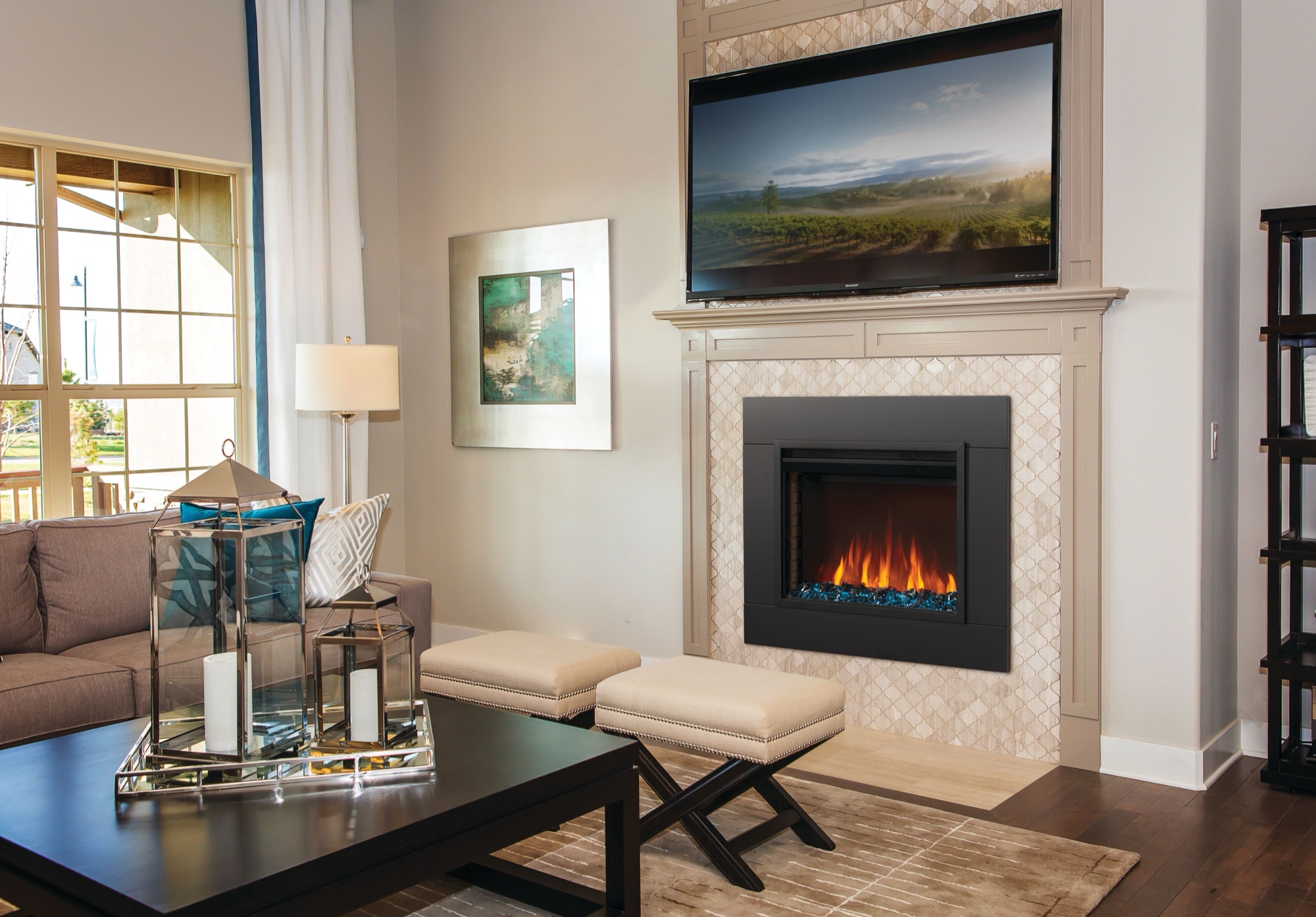 The Napoleon: Cineview NEFB26H, available from SnowBelt Fireplace & Stove in Stevens Point, WI