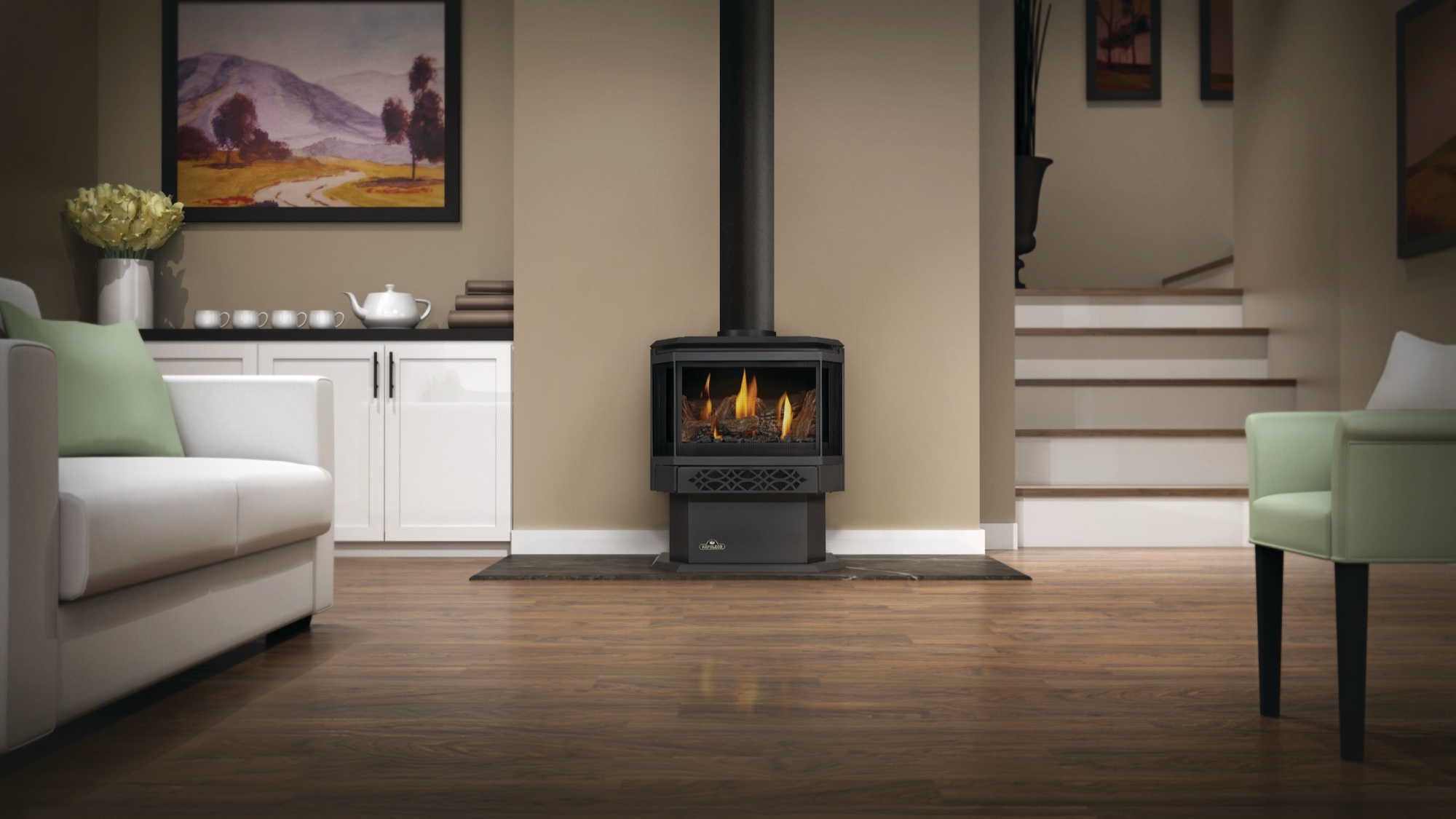 The Napoleon: Haliburton, available from SnowBelt Fireplace & Stove in Stevens Point, WI
