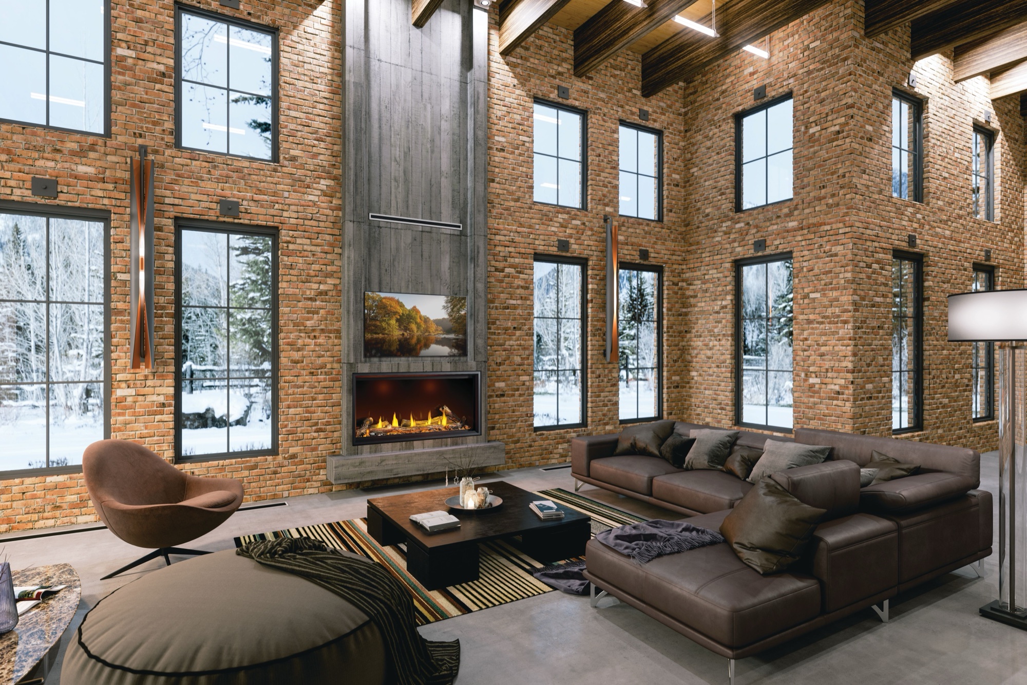The Napoleon: Tall Linear Vector TLV50, available from SnowBelt Fireplace & Stove in Stevens Point, WI