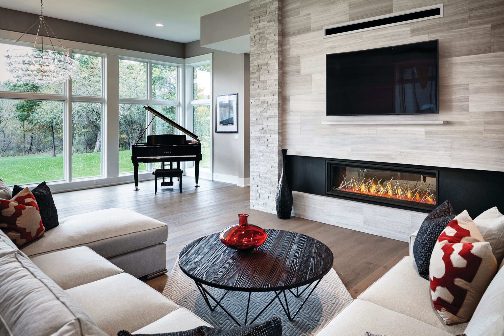 The Napoleon: Vector See-Through LV62, available from SnowBelt Fireplace & Stove in Stevens Point, WI