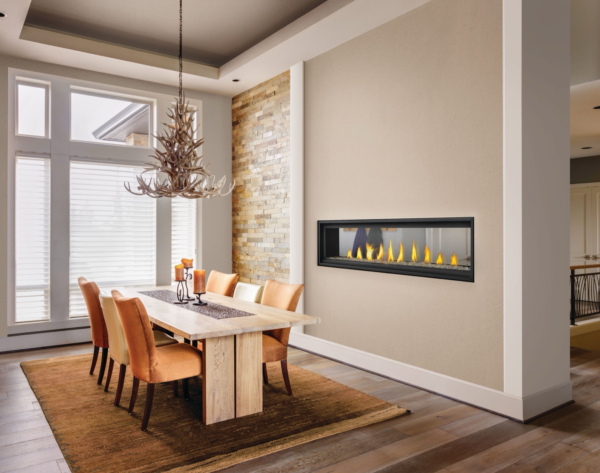 The Napoleon: Vector See-Through LV74, available from SnowBelt Fireplace & Stove in Stevens Point, WI