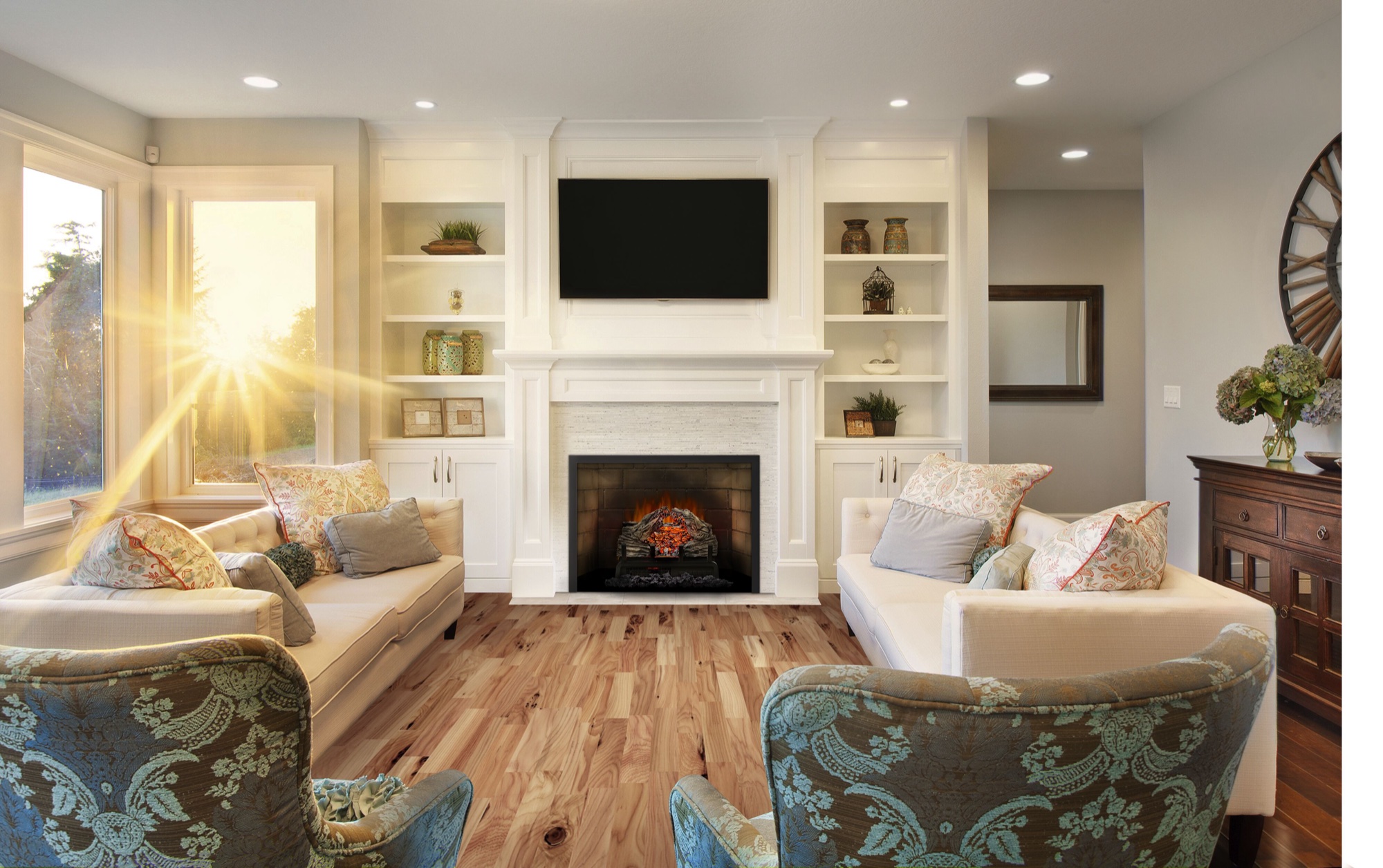The Napoleon: Woodland 18 Electric Log Set NEFI18H, available from SnowBelt Fireplace & Stove in Stevens Point, WI