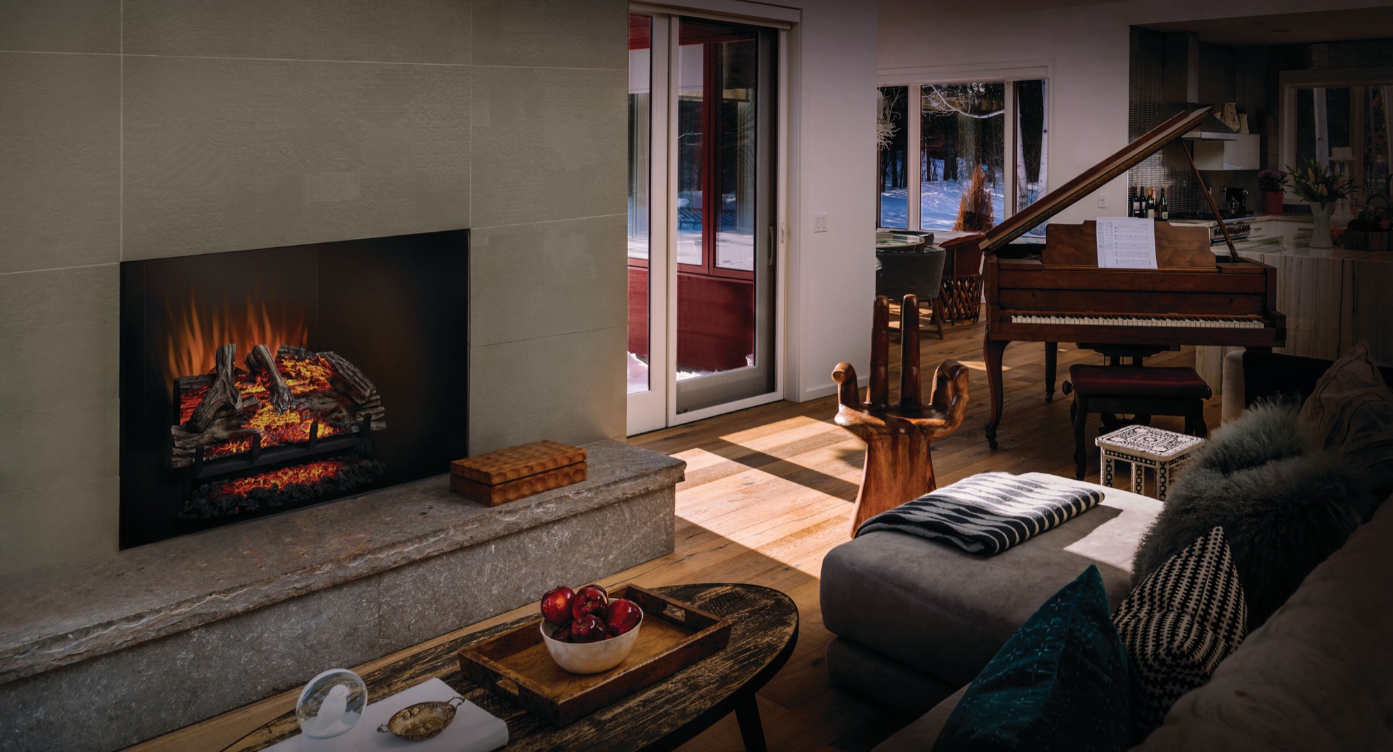The Napoleon: Woodland 27 Electric Log Set NEFI27H, available from SnowBelt Fireplace & Stove in Stevens Point, WI